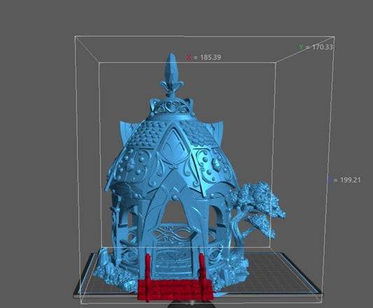 bâtiment kiosque elfique