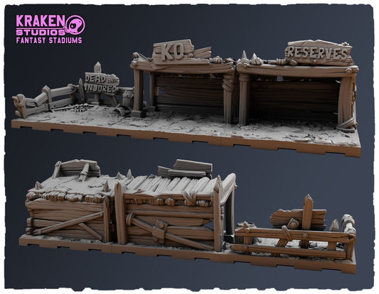 GRASS-FIELD DUGOUT convient a bloodbowl