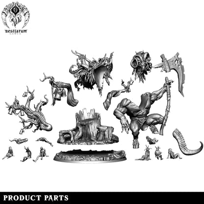 demon majeur avec socle de 125mm