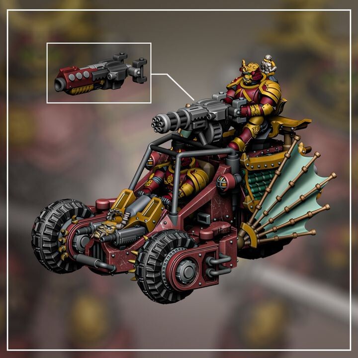 Manzu Ama - Type R2 ATV space marine samurai