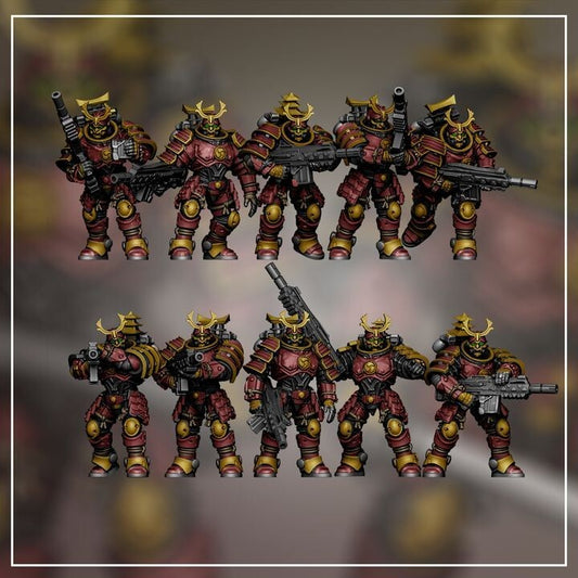 Manzu Ama - Ronin Gunners 10  space marine samurai