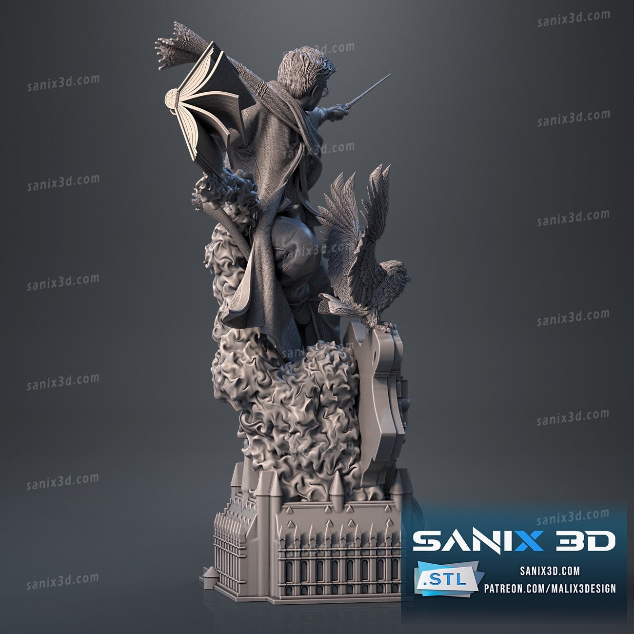 FIGURINE DE 25CM DE HAUT Harry Potter  figurine fan art