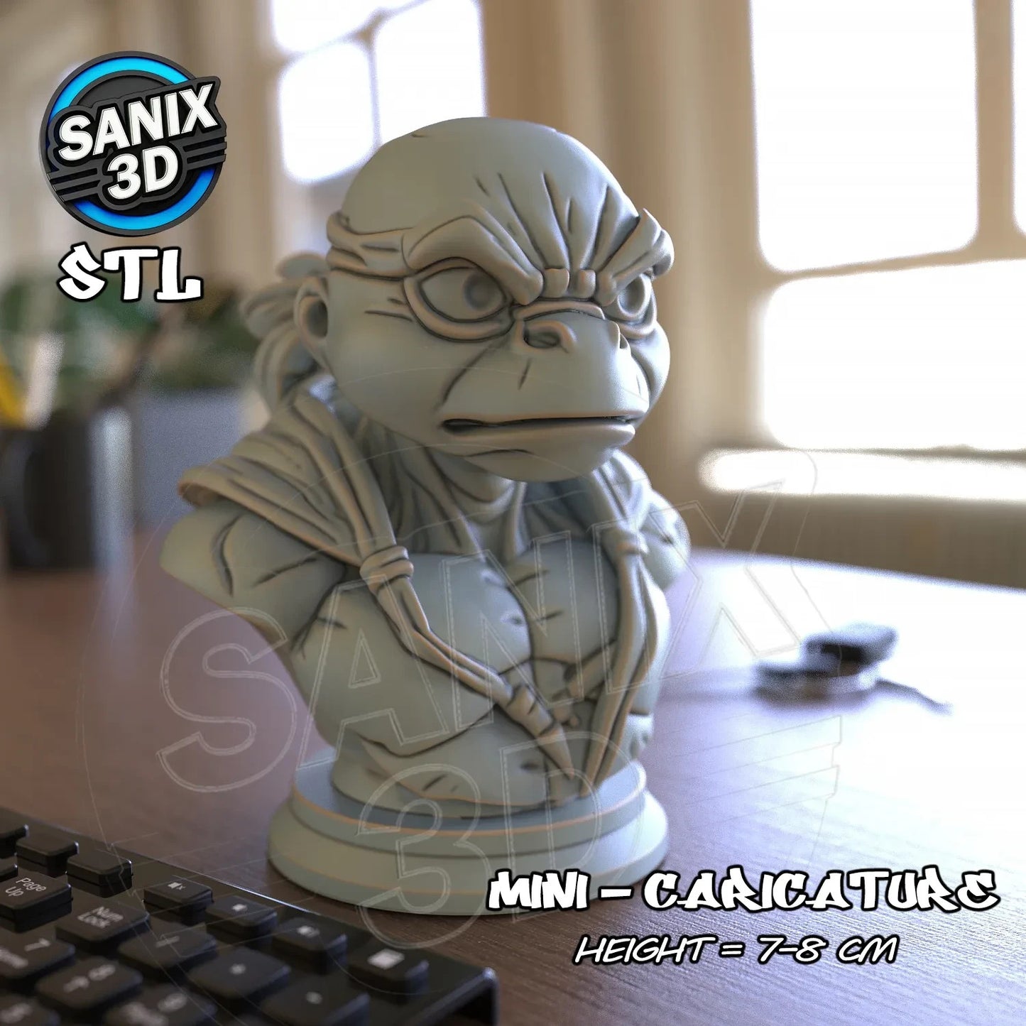 mini bust caricatures