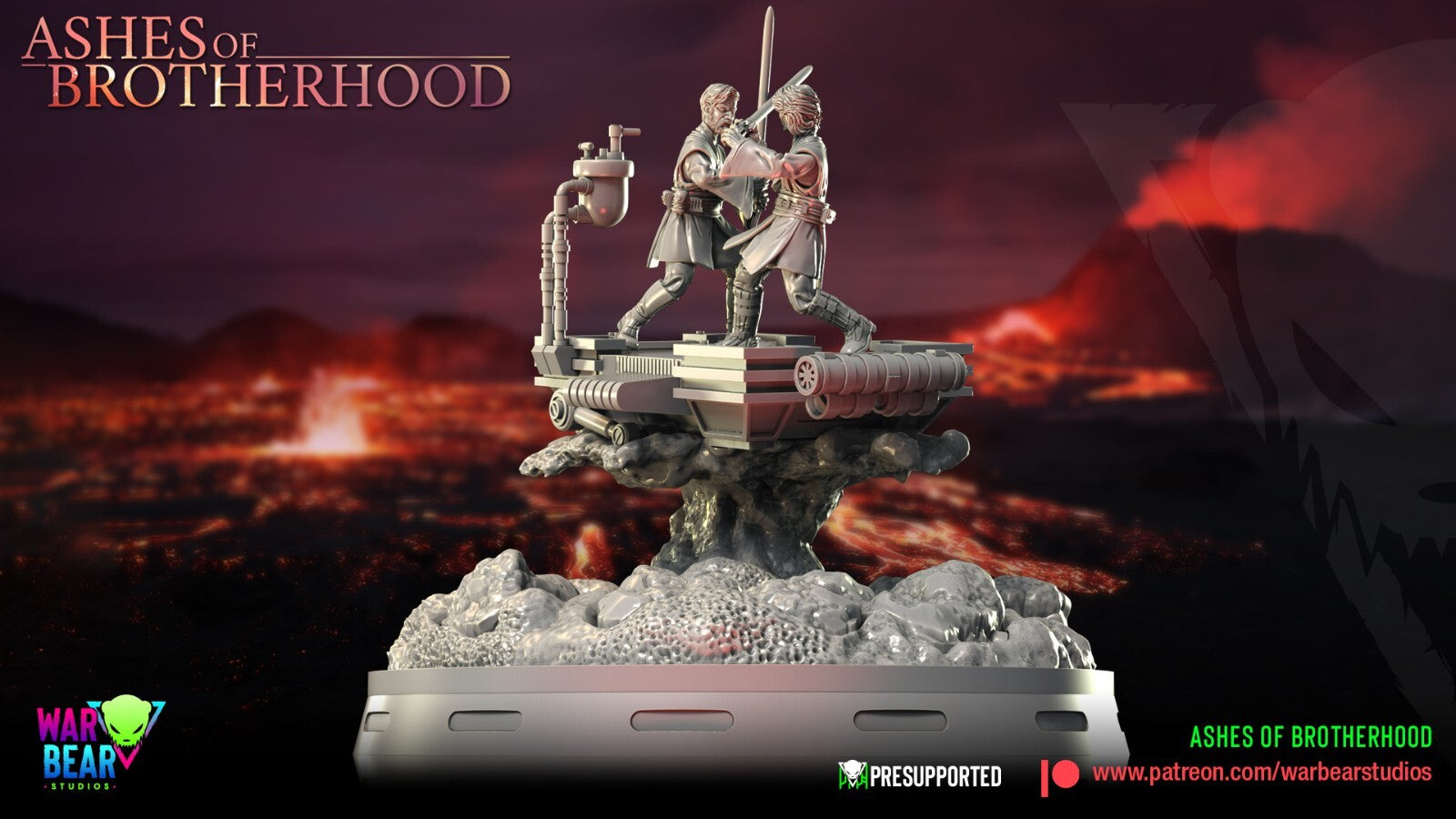 Ashes of Brotherhood Diorama compatible star wars legion