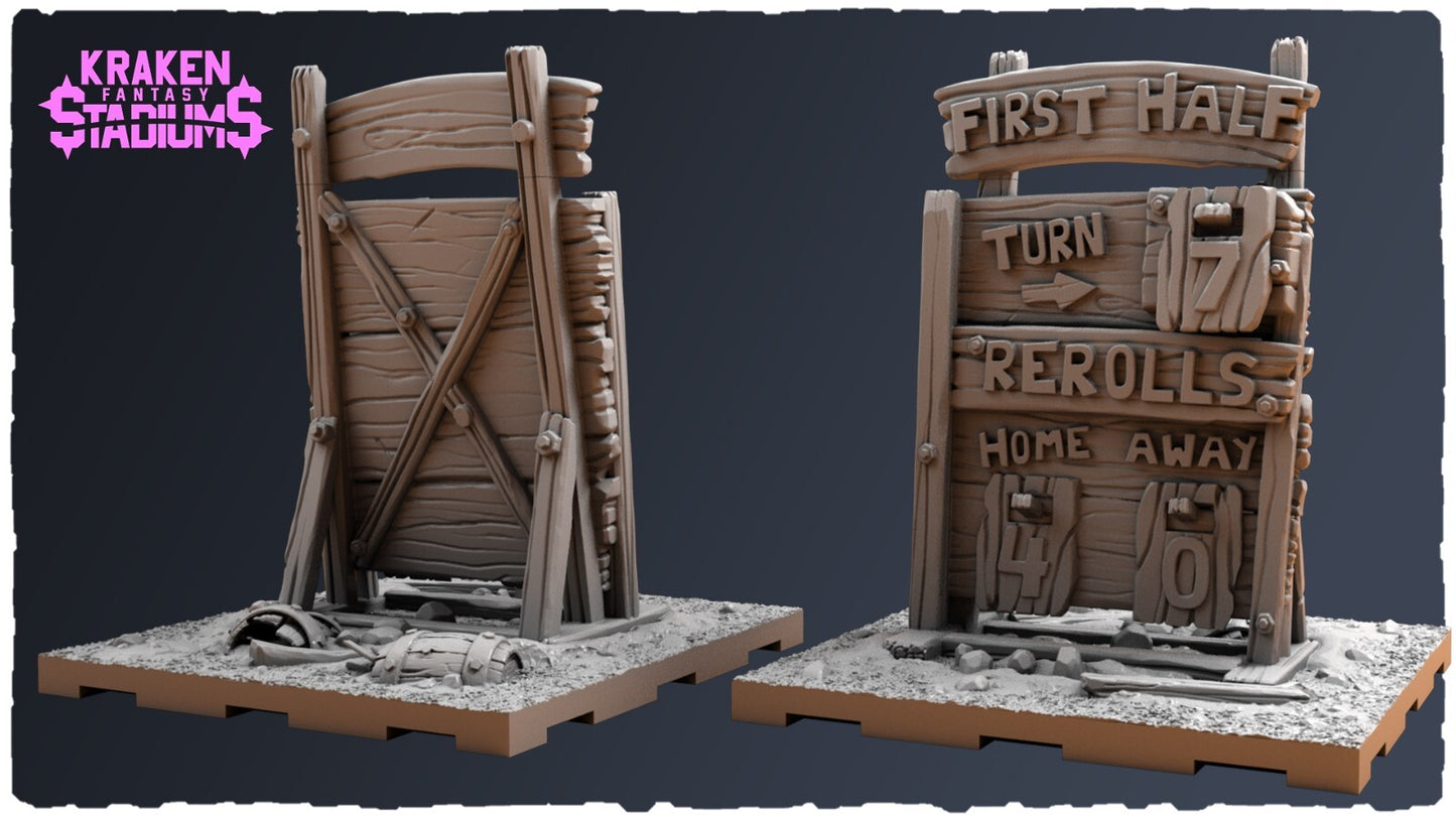 compteur tour decor terrain convient a bloodbowl