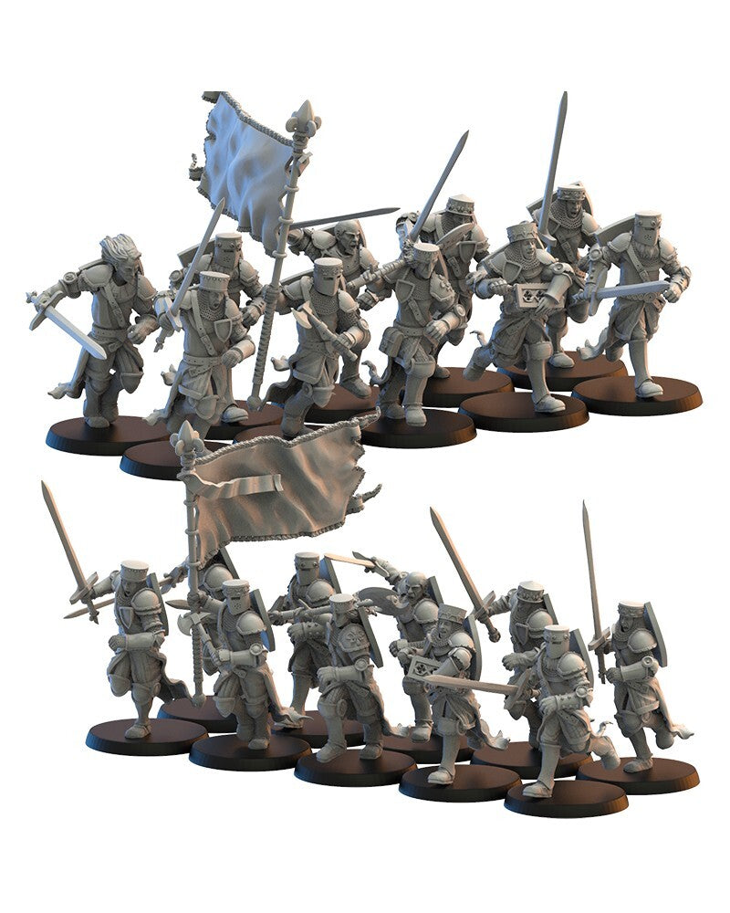 chevalier ranger a pied