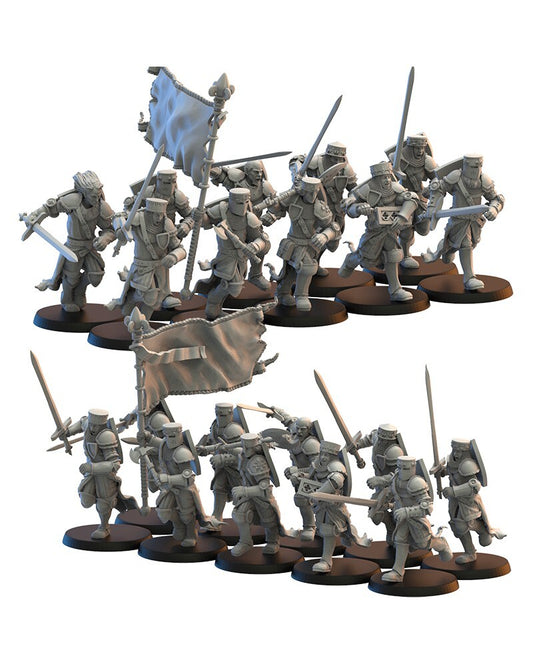 chevalier ranger a pied