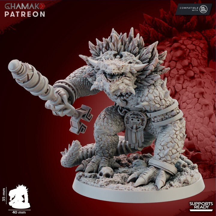 Ancient Coldblood compatible hommes lezards