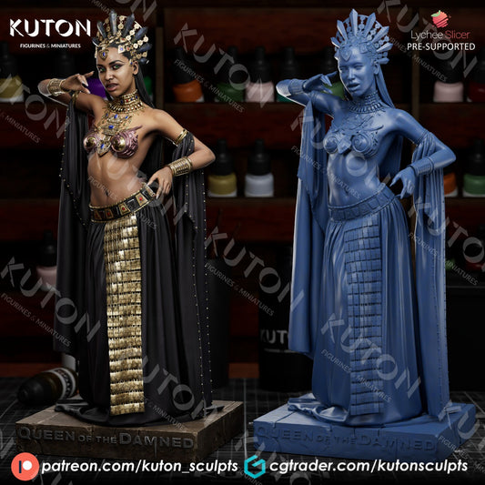 akasha reine des damnes  figurine fan art 18 CM