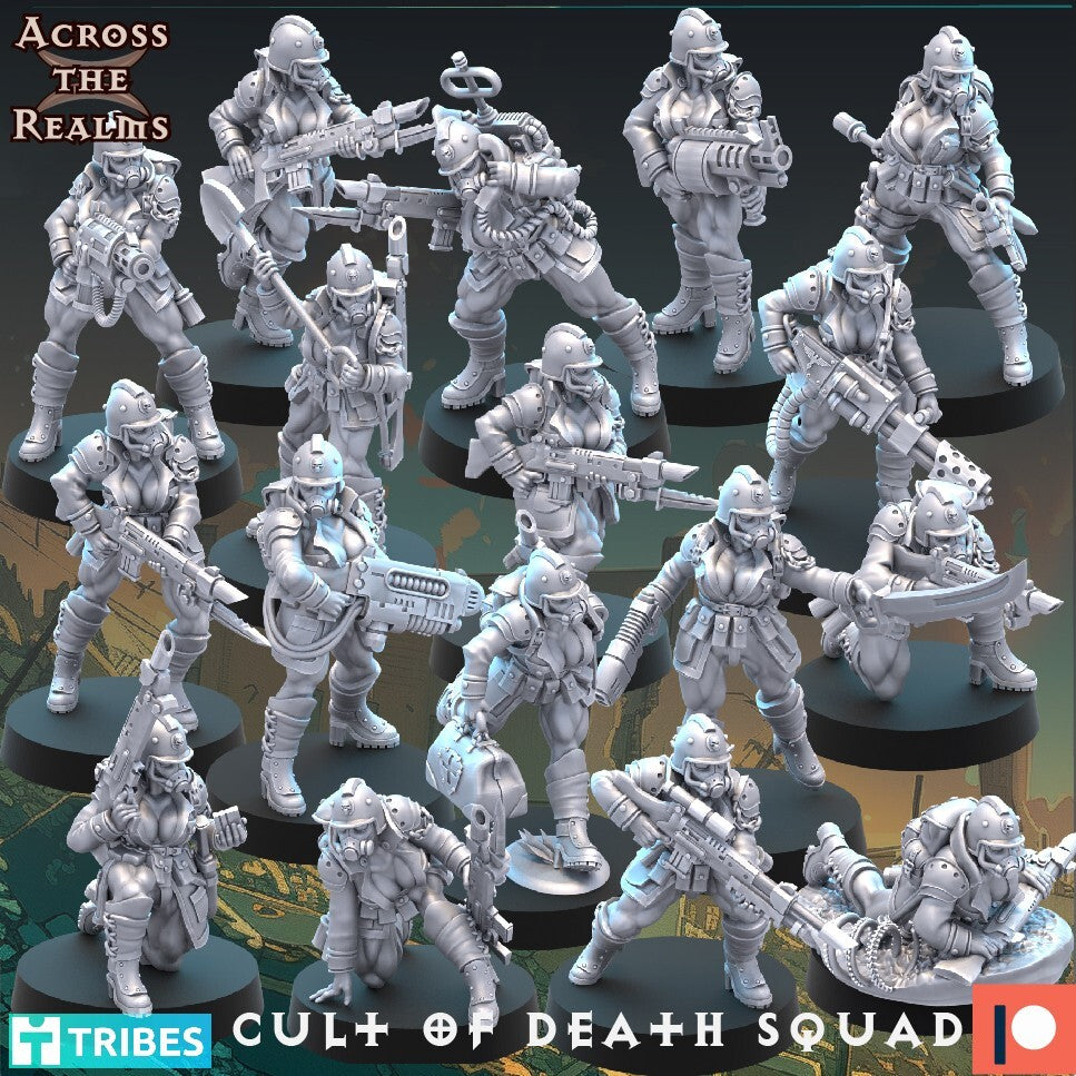 Cult of Death Squad 17 figurines c