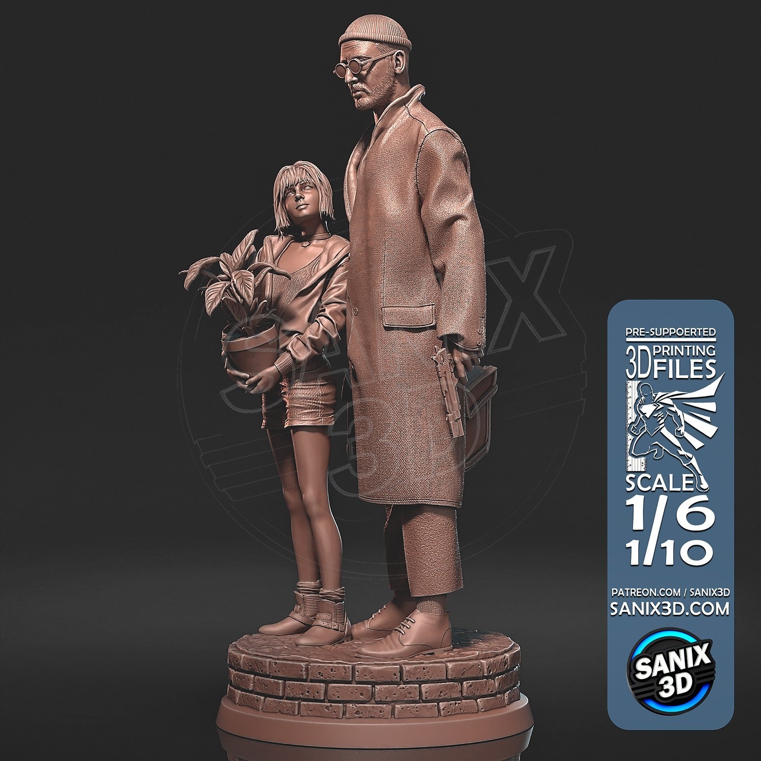 LEON: The Professional  20 cm avec la base