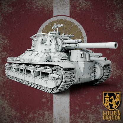 Empire of Japan - Type 90 O-Ni Heavy Tank garde imperial