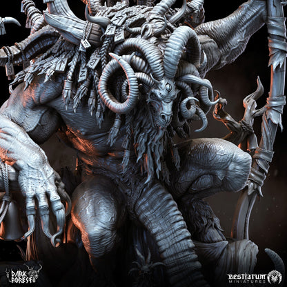 demon majeur avec socle de 125mm