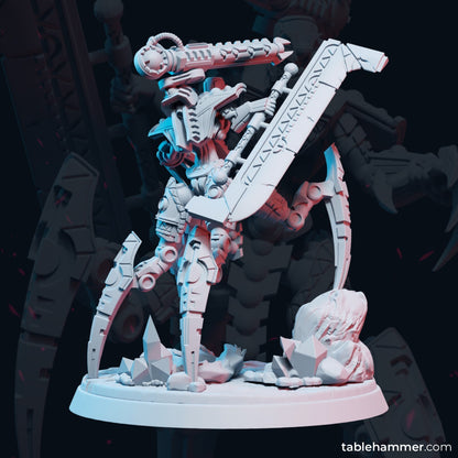 necron lord scorpion hauteur 8 cm 