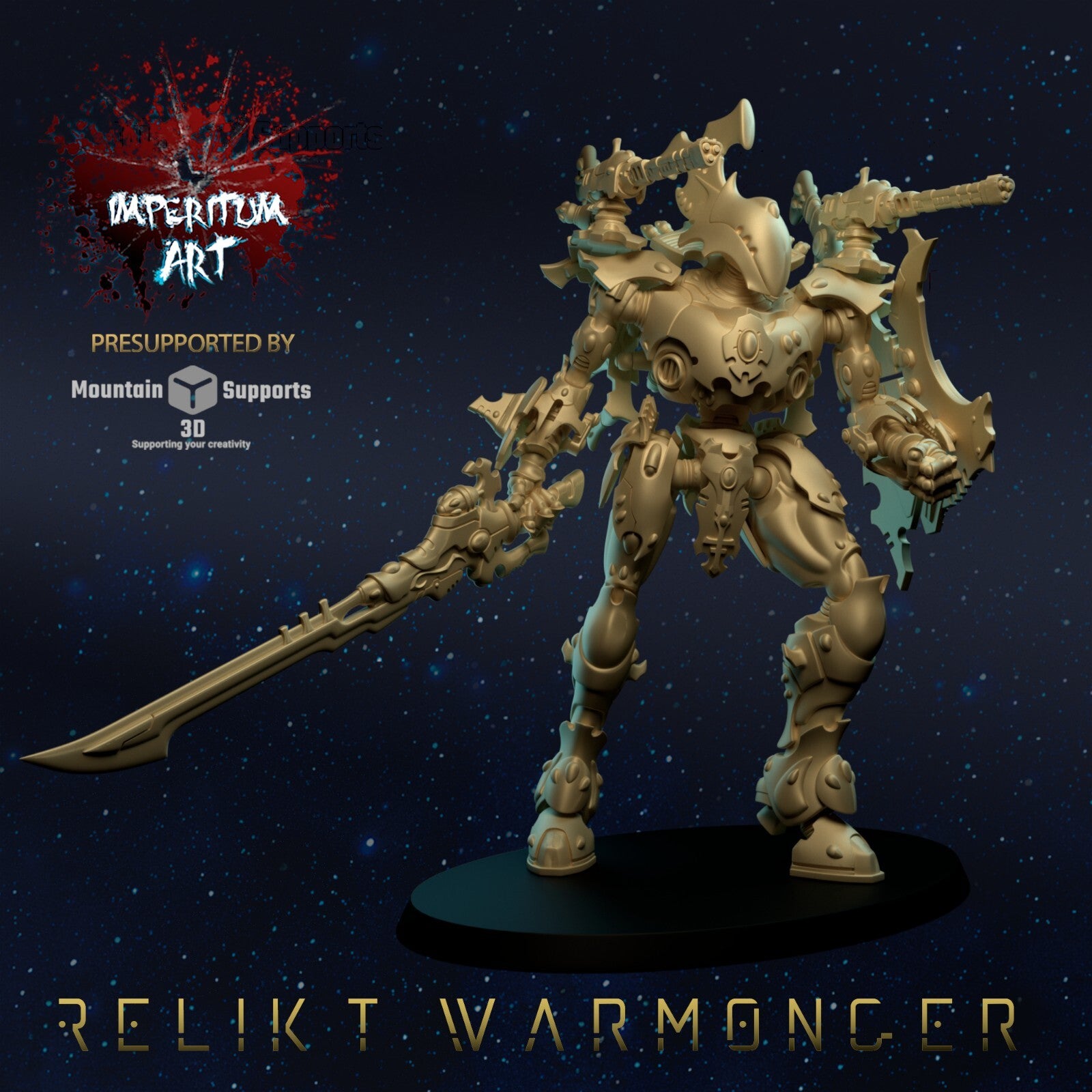 Relikt Warmonger Titan hauteur 22 cm 