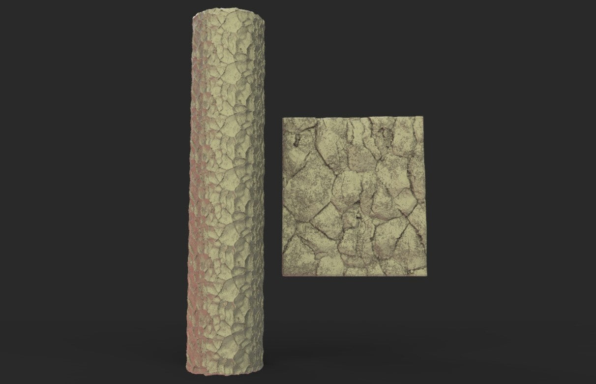 Rouleau de Modélisme 15cm pierres