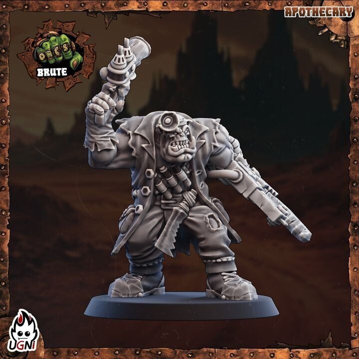 Brute Orcs (Mad Max Style) apothicaire equipe ORc fantasy Football