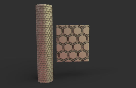 Rouleau de Modélisme 15cm hexagones