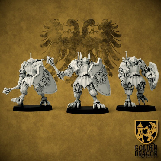 3 Holy Roman Empire - Knecht Battlesuits garde imperial