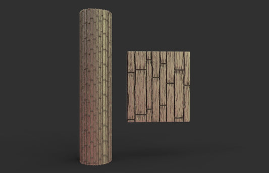 Rouleau de Modélisme 15cm planches en bois