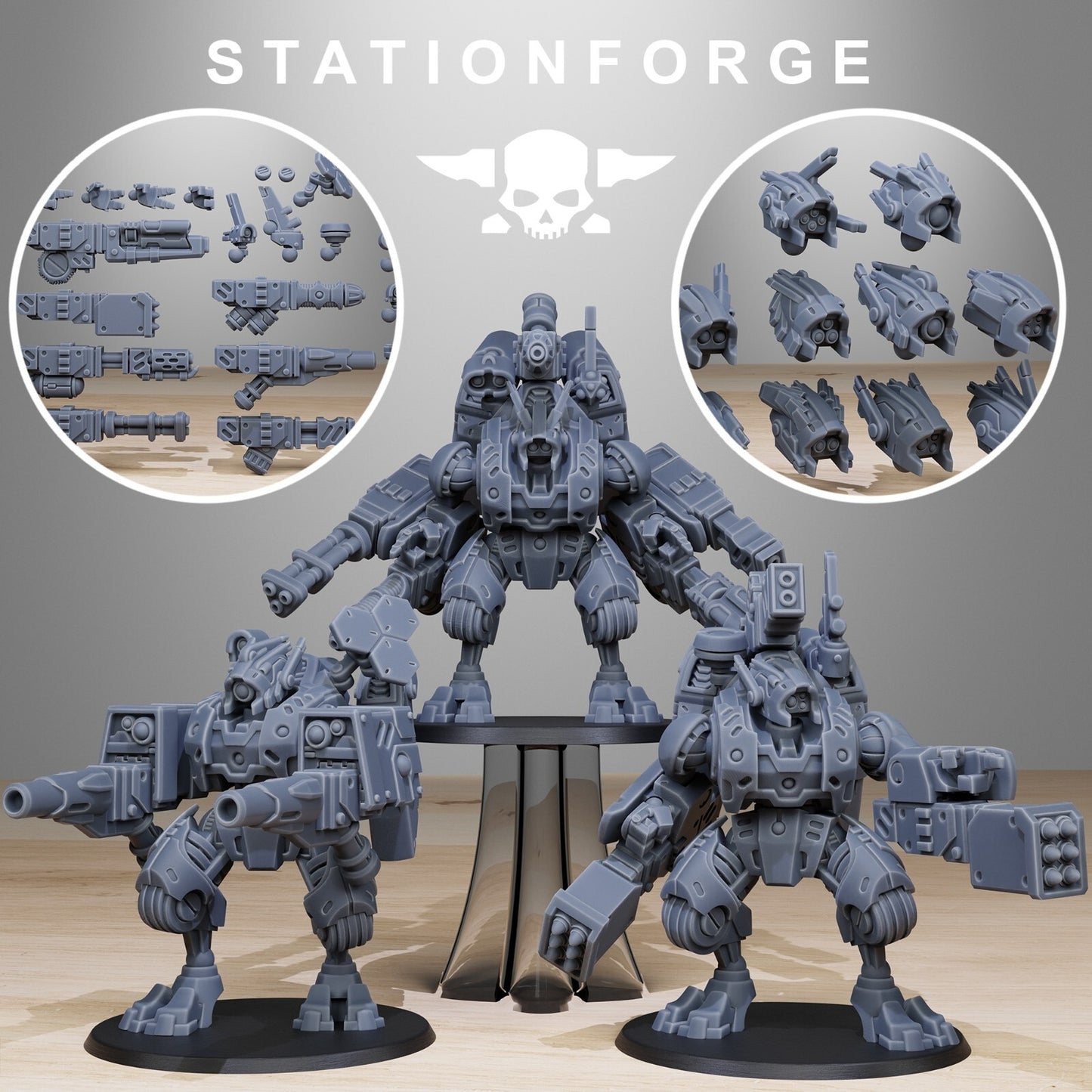 3 x Tarion Strike Mechs Mk1