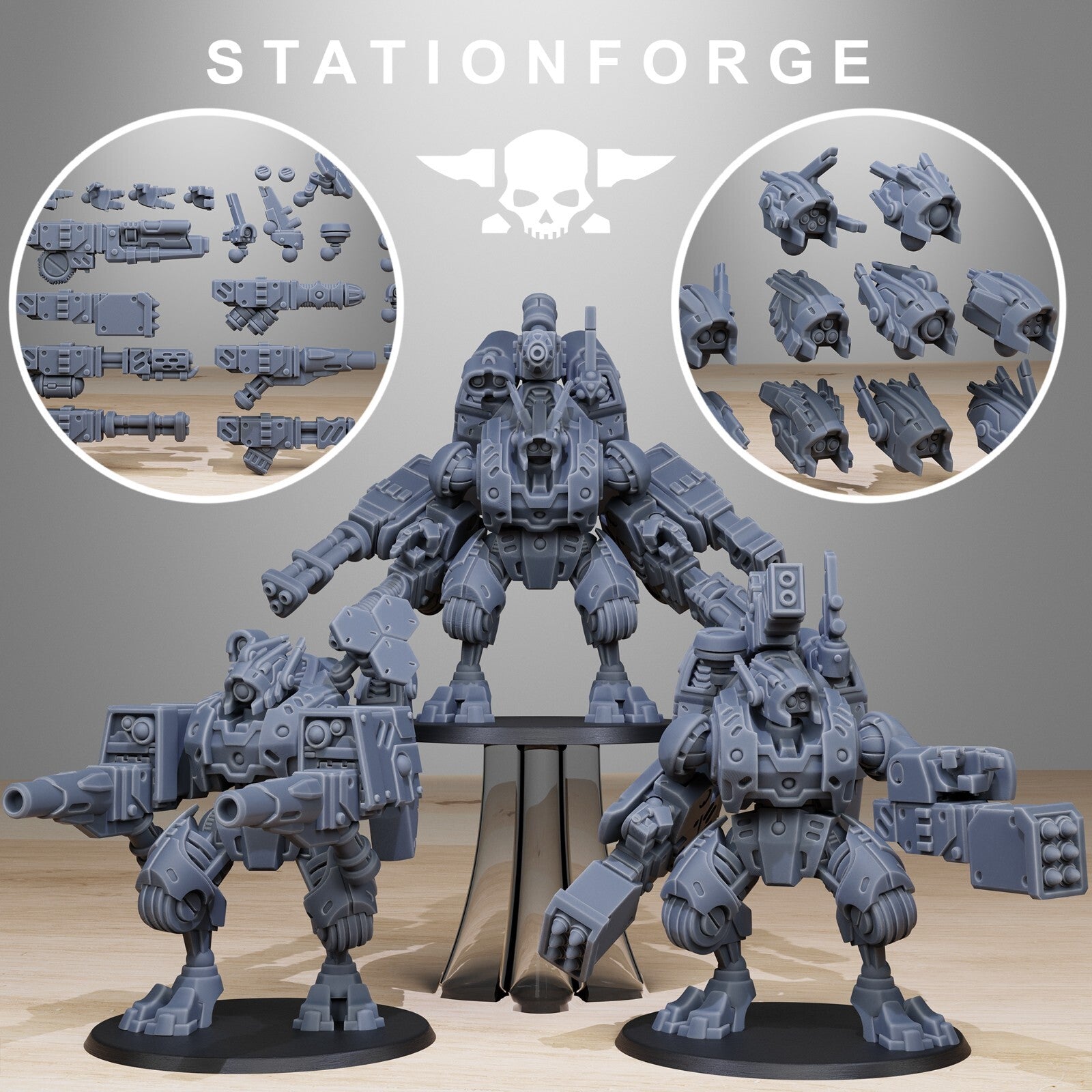 3 x Tarion Strike Mechs Mk1