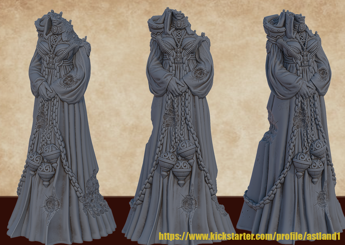 statue acolyte  hauteur 15 cm avec piedestal