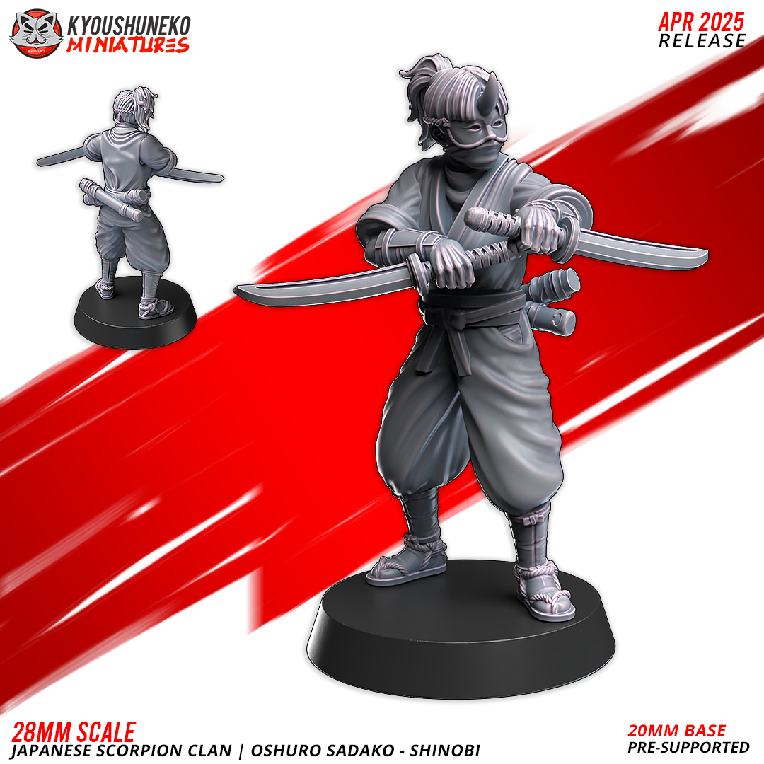 oshuro sadako clan du scorpion chinese cathay