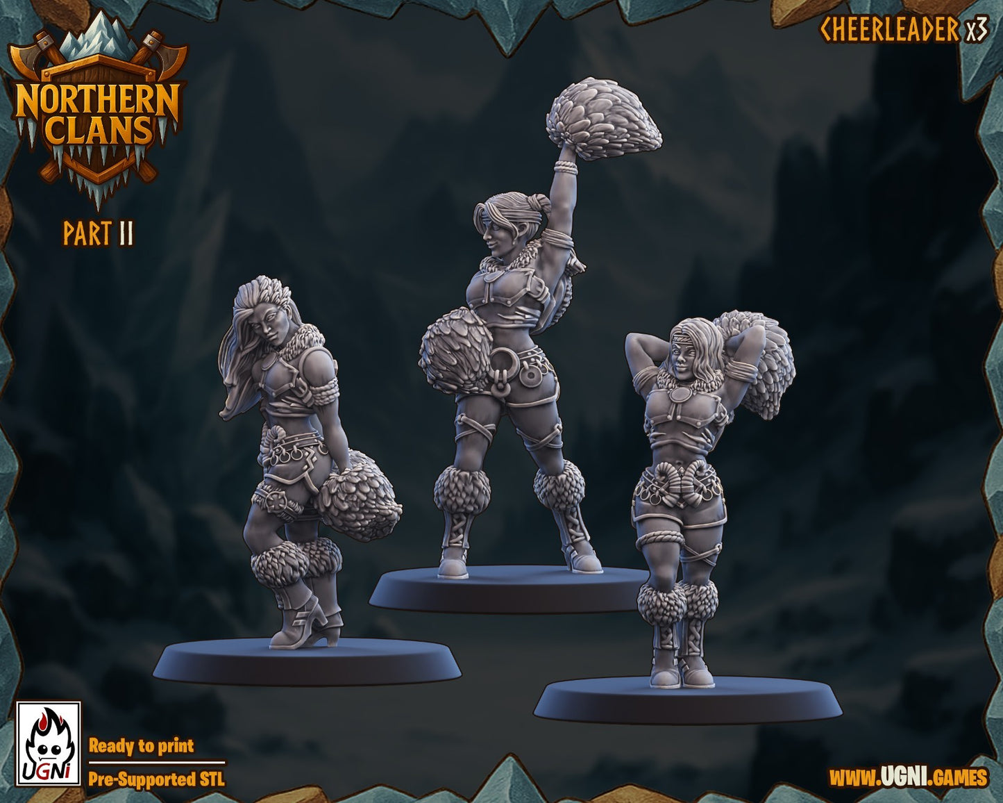 cheerleader northen clans- Star Player  convient a bloodbowl