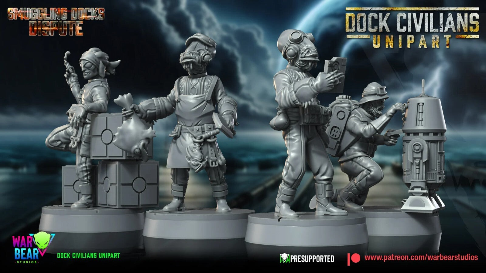 Dock Civilians Freedom Fighters ewok compatible star wars legion