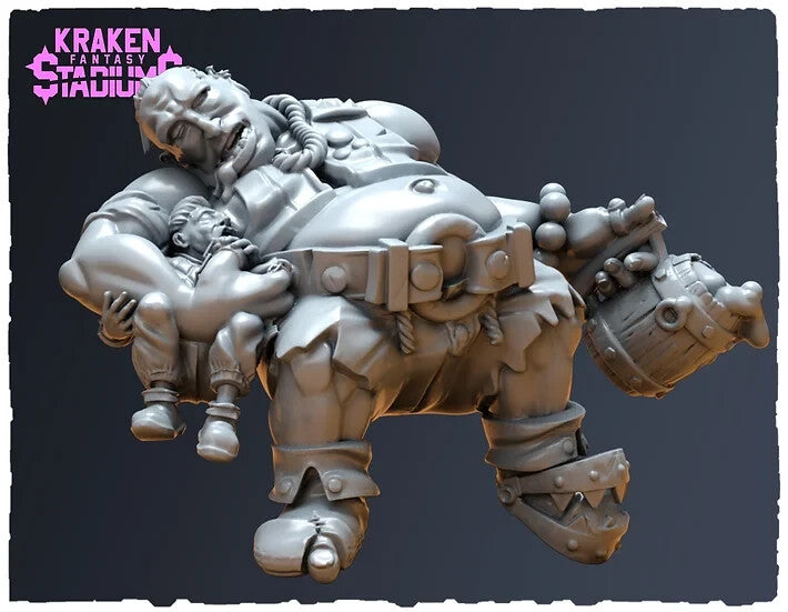 spectateur ogre saoul - Fantasy Football convient a bloodbowl