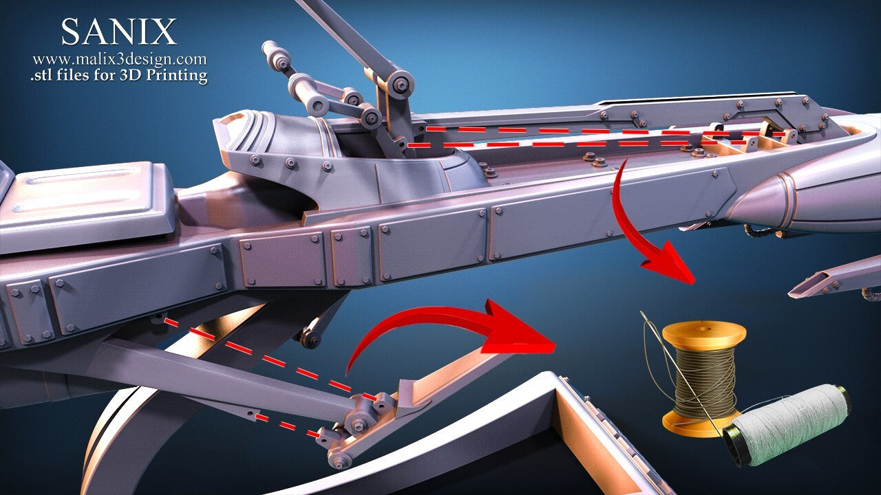 star wars barc speeder de 50cm de long figurine fan art