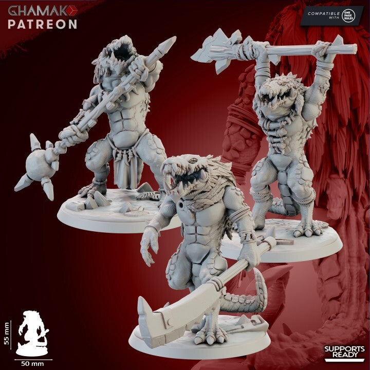 3 x Kaimators compatible hommes lezards