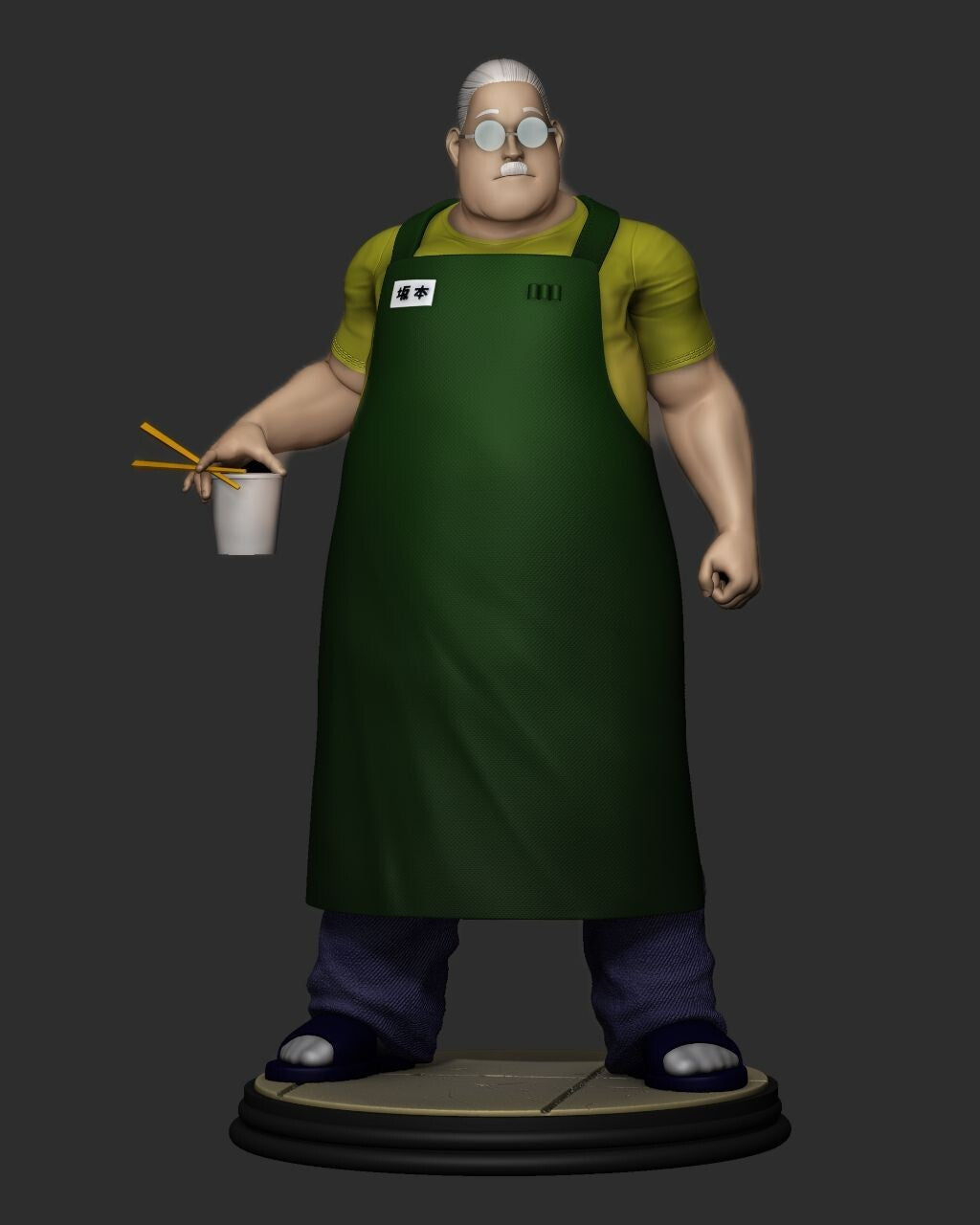 sakamoto figurine fan art 20 CM