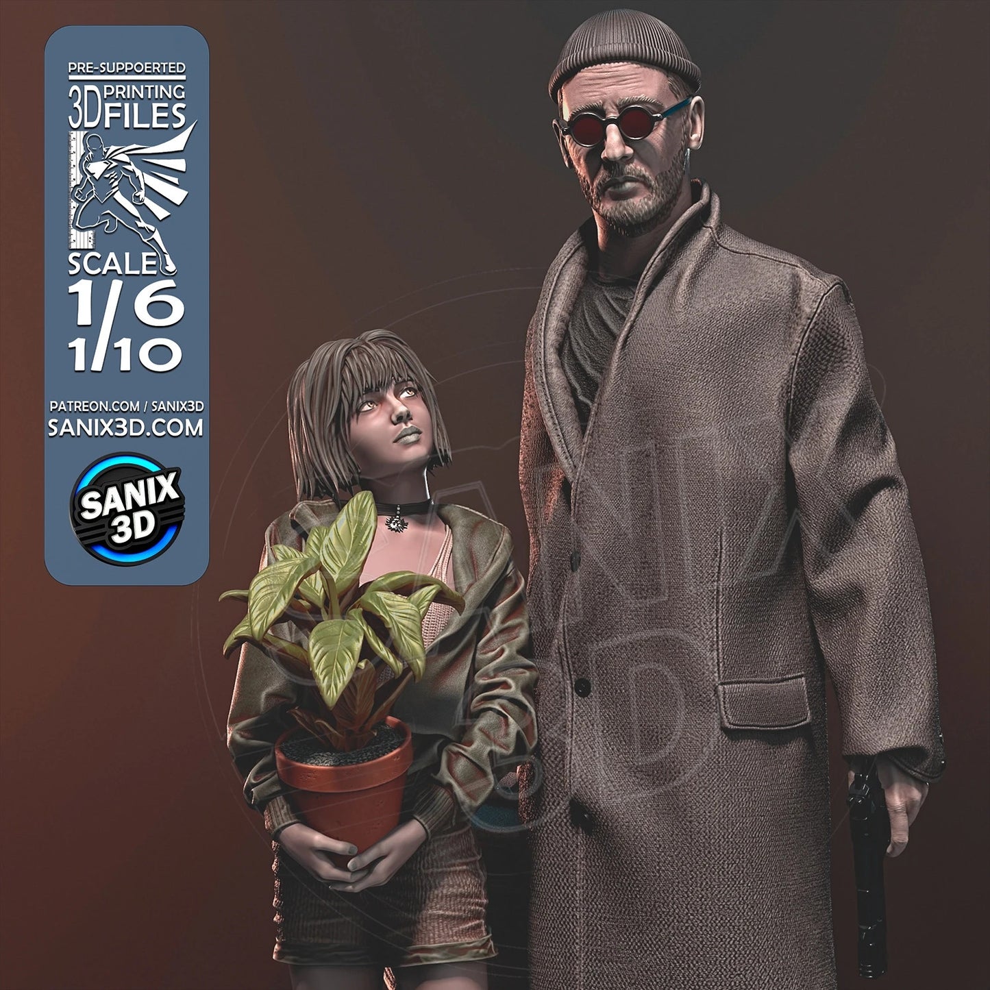 LEON: The Professional  20 cm avec la base
