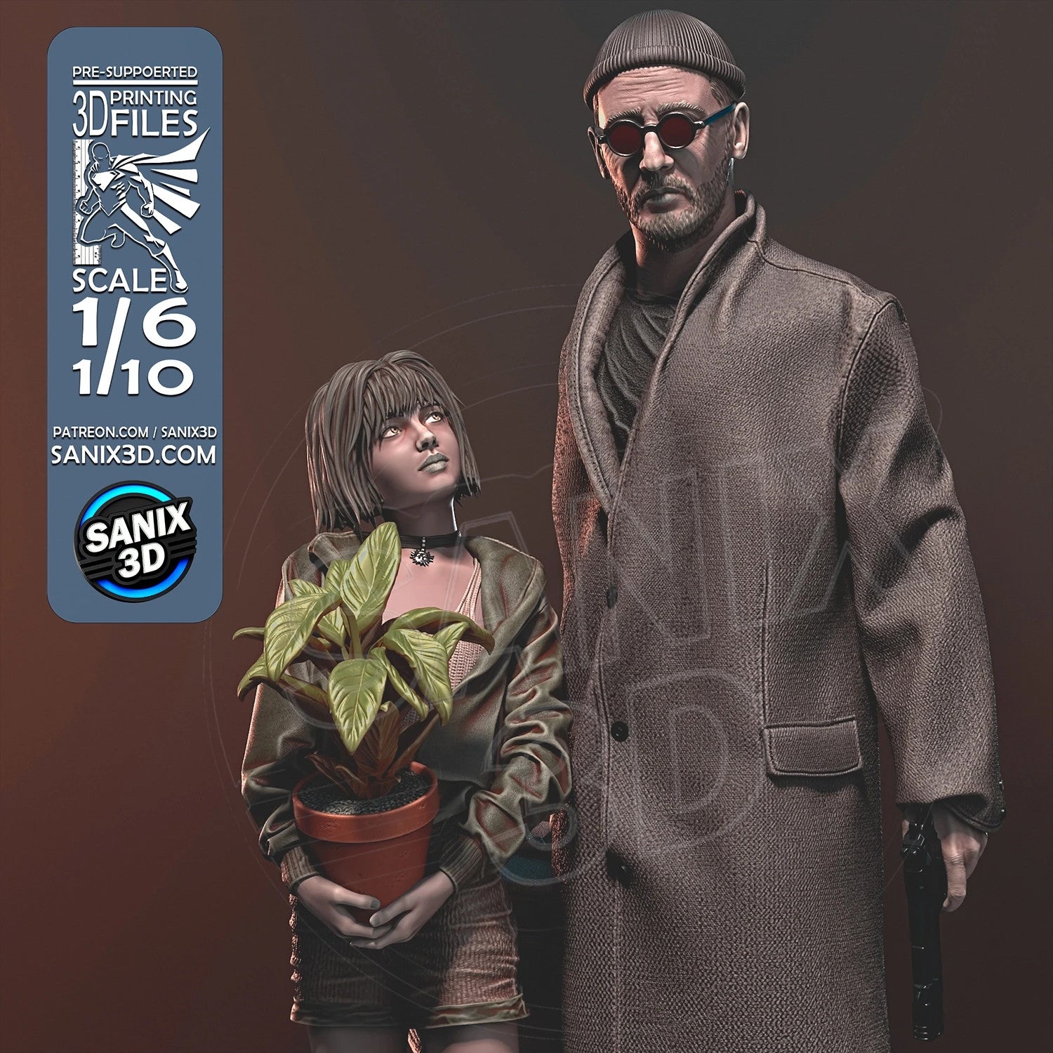 LEON: The Professional  20 cm avec la base