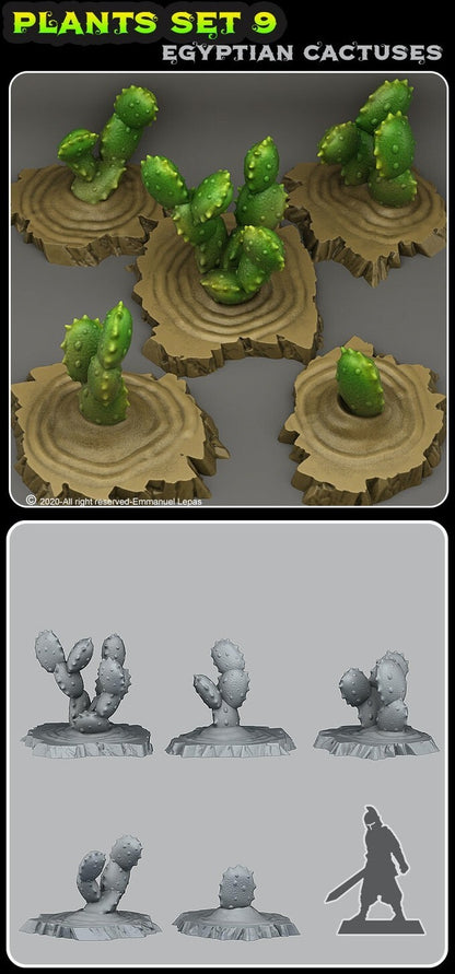 decor 5x plante alien 