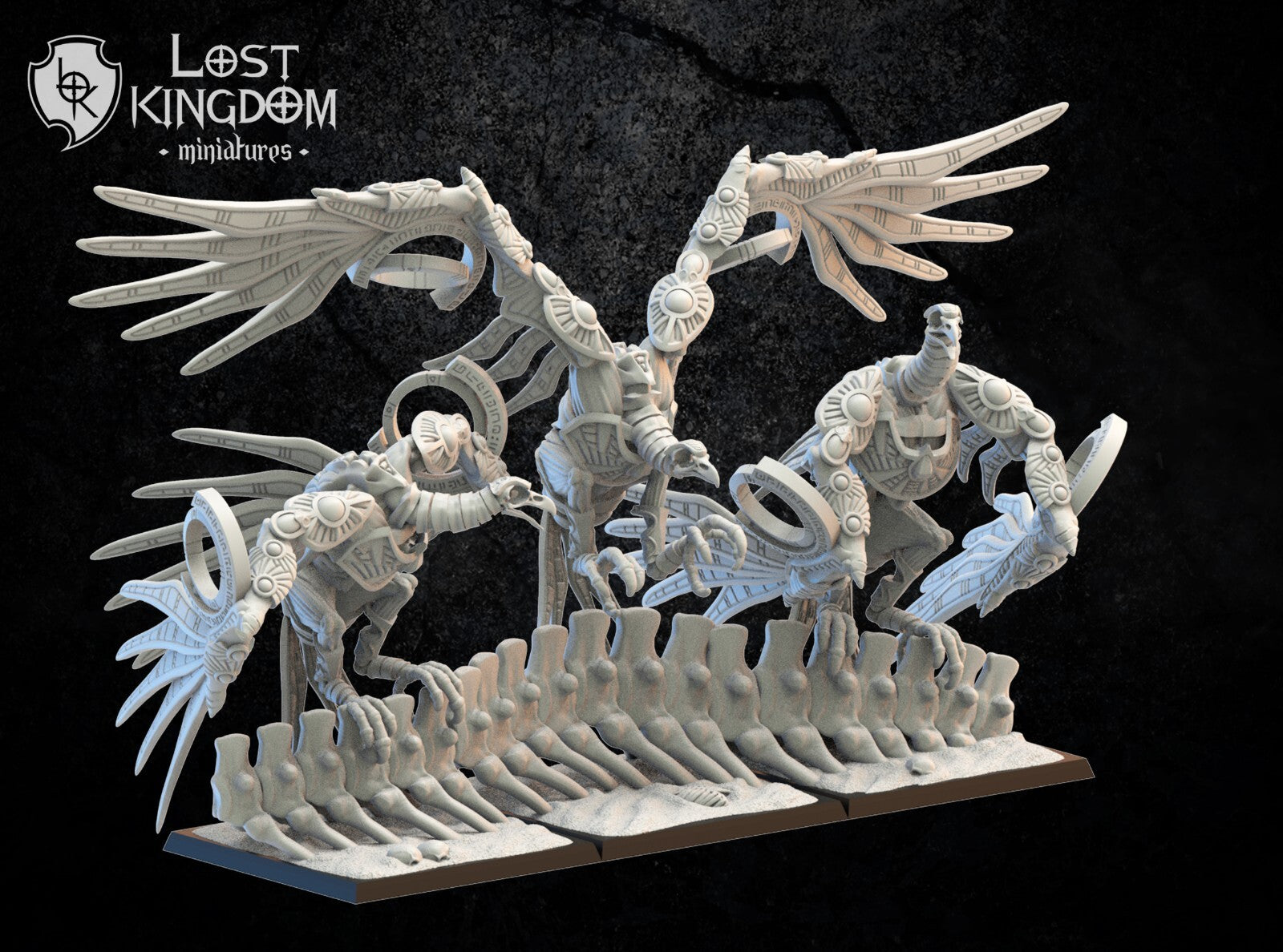 3 vautours rois des tombes